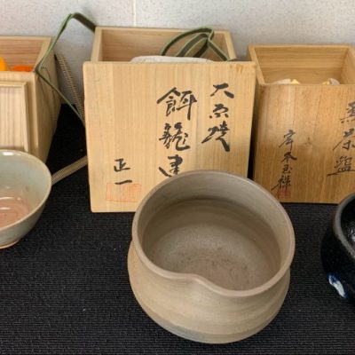 岡山市:備前焼,煎茶器,花瓶,置物,抹茶碗,店頭買取(持ち込み)