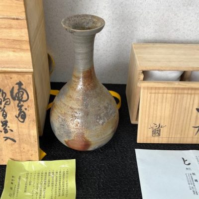 岡山市:備前焼,煎茶器,花瓶,徳利,水指,置物,抹茶碗,店頭買取(持ち込み)