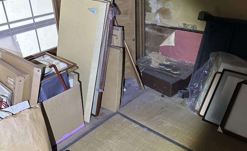 浅口市鴨方町で査定した美術品や茶道具、食器類、備前焼の写真