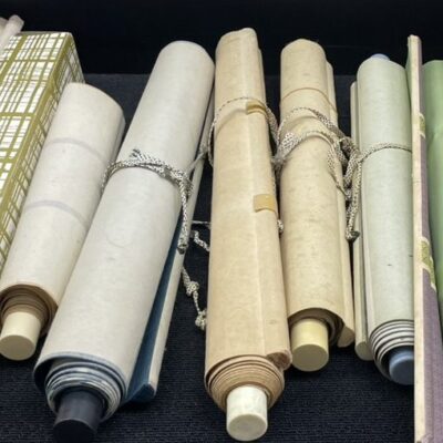 蔵の美本店で持ち込み査定した掛軸や工芸品の一部のイメージ画像