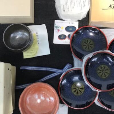倉敷市児島在住のお客様の店頭持ち込みで査定した【茶道具、茶碗、食器、掛軸、工芸品の一部