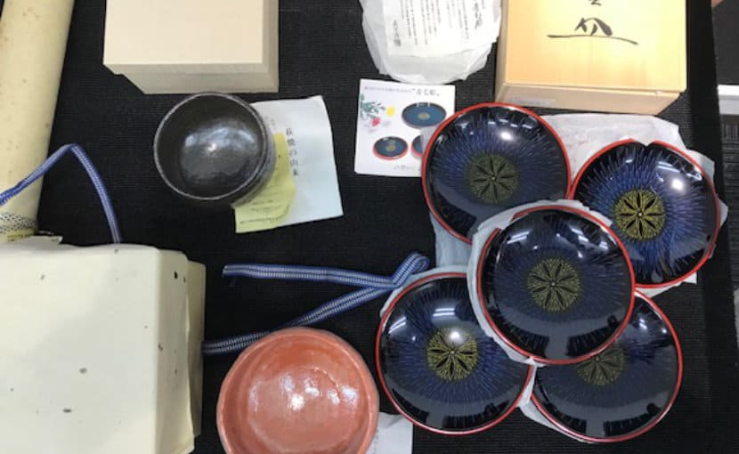 倉敷市児島在住のお客様の店頭持ち込みで査定した【茶道具、茶碗、食器、掛軸、工芸品の一部