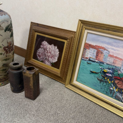 倉敷市連島町で査定した美術品や備前焼などの写真